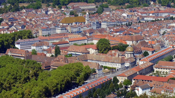 Les vieux toits de Besançon
