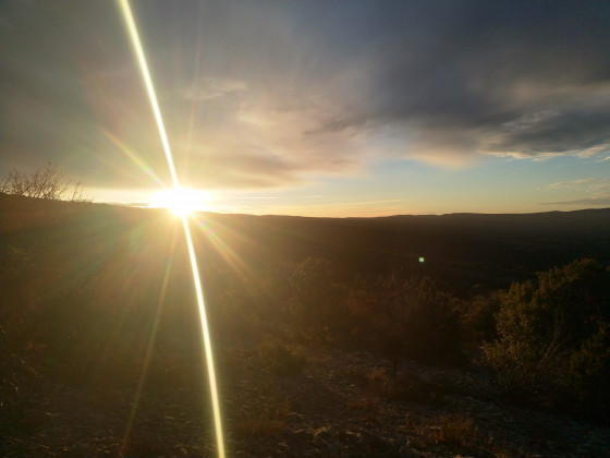 Levé de soleil sur le Ventoux
