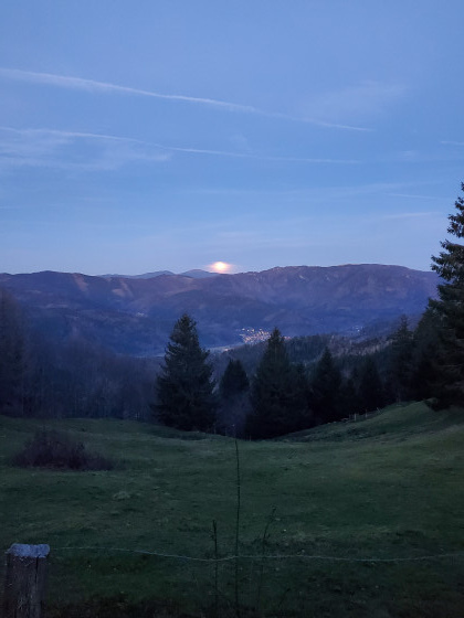 Levée de lune depuis abri du Graber Breitenstein