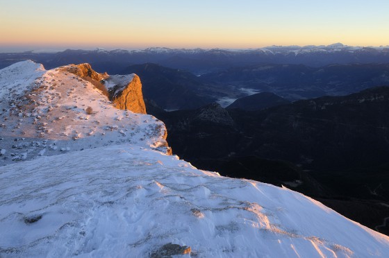 Lever de soleil depuis le Veyou