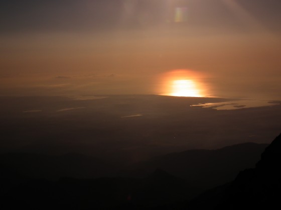 Lever de soleil sur la côte orientale