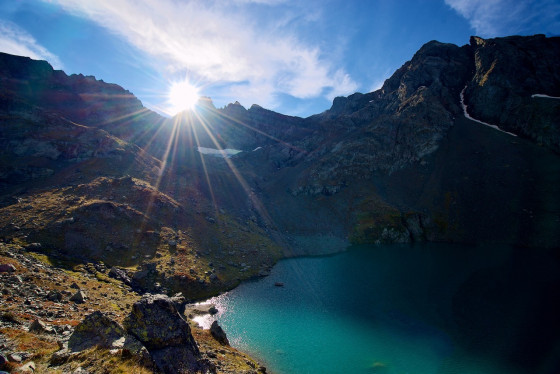 Lever de soleil sur le Grand Pic