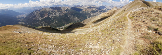 Ligne de cr&ecirc;tes entre Chalvet et Fourn&eacute;ous