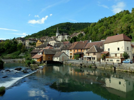 Lods : Le moulin banal sur la Loue