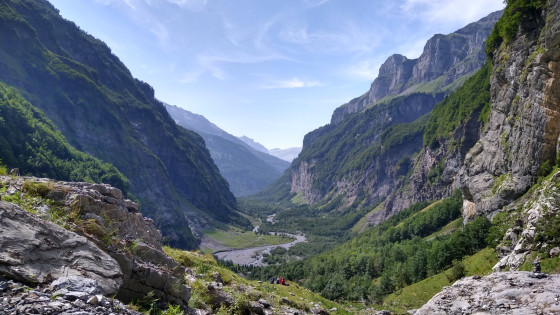 Looking Back Down the Valley