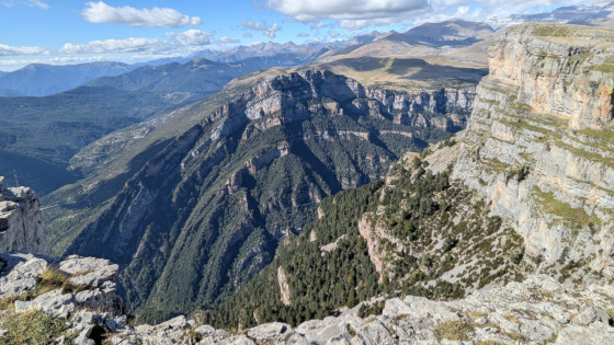 magnifique vue du canyon