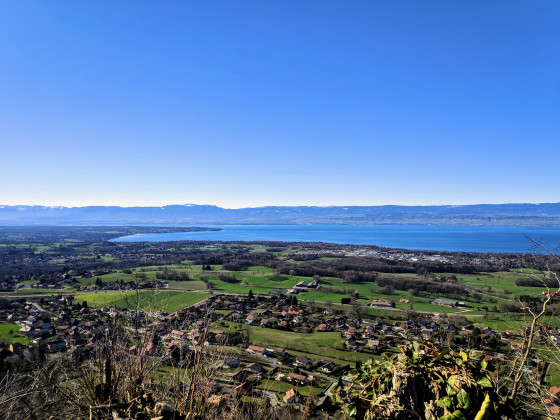 Magnifique vue sur le lac