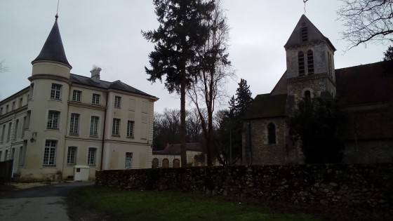 Mairie et église de Boissise-le-Roi