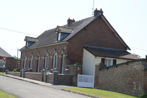 Maison de briques à Briaches