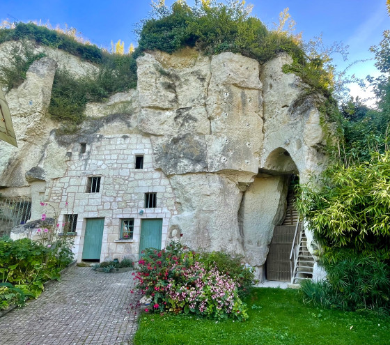 Maison troglodyte à Parnay