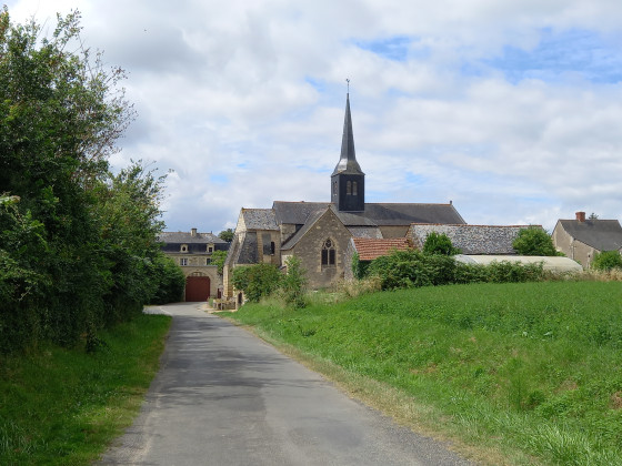 Manoir et église de Brigné
