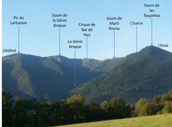 Massif de Saint-P&eacute; For&ecirc;t de Tr&egrave;s Croutz partie Ouest