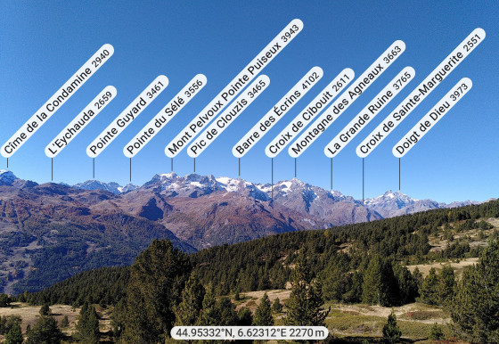 Massif des Ecrins - entre Le Pelvoux et Les Agneaux