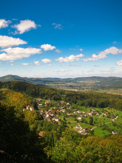 Massif du Jura Alsacien vue de la Suisse voisine ©Vianney-MULLER