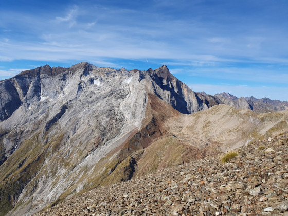 Massif du Vignemale depuis les pentes du Pic de Labas