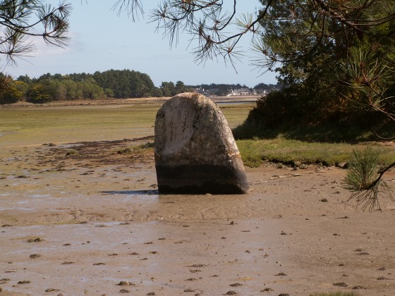 Menhir mouillé de Penglaouic