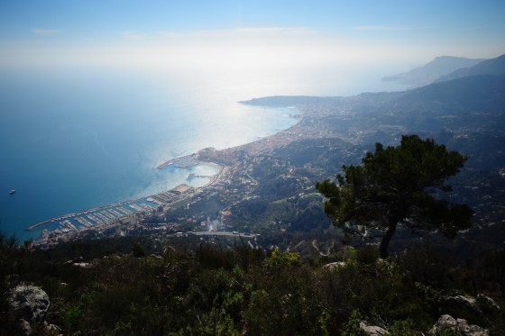 Menton depuis le Mont Carpano