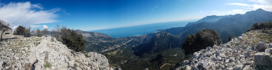 Menton depuis le Siricocca