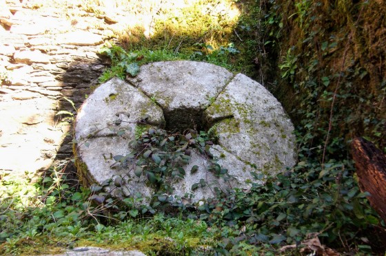 Meule abandonnée