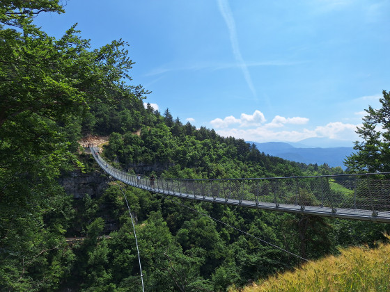 Monte Corona Passerelle suspendue