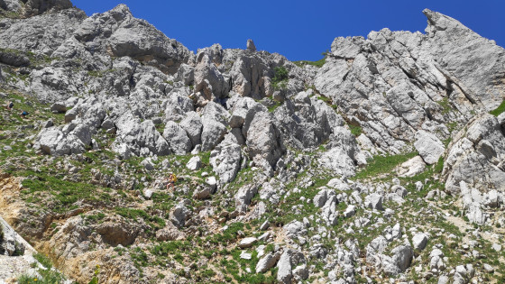 Mont&eacute;e dans le pas de l'Oeille