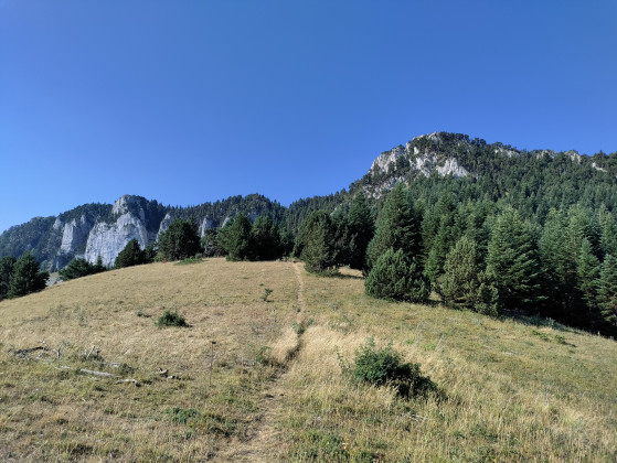 Montée du col des prêtres