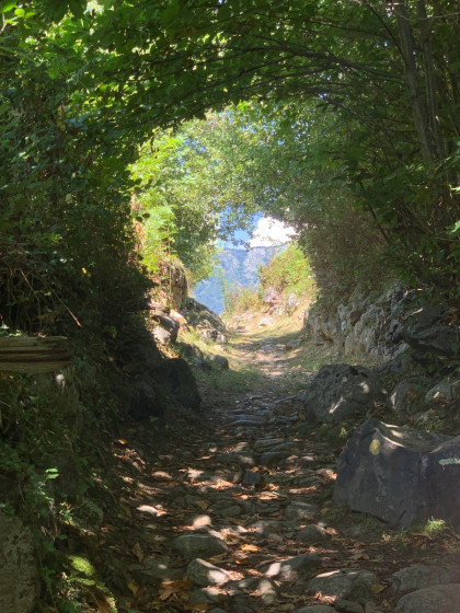 Mont&eacute;e apr&egrave;s Gez