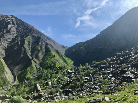 Montée au Col du Couard