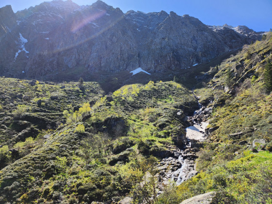 mont&eacute;e au Lac Bleu