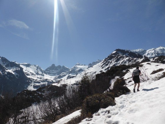 Montée par la face nord du Mont St-Mury