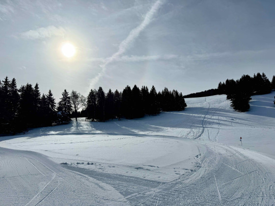 Montée par Pré Riondet,