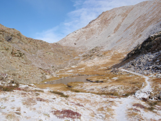 Montée sur le Colle della Valletta