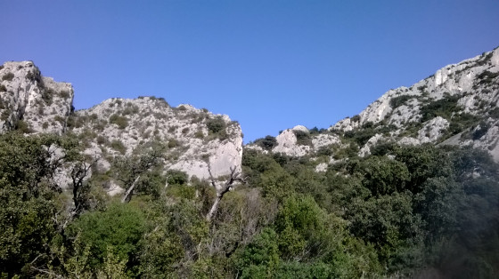 montée sur le début du parcours