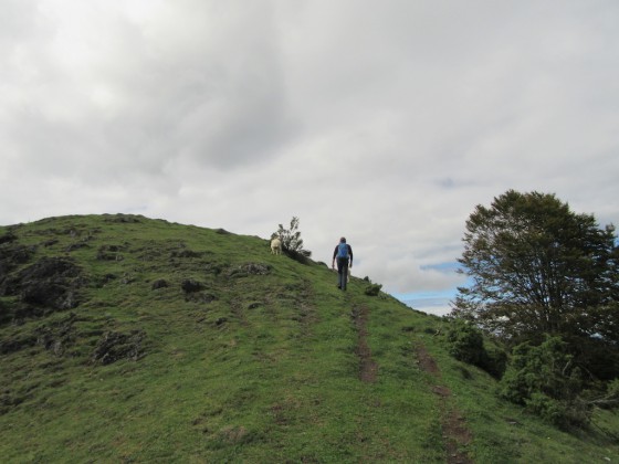Montée sur une sente