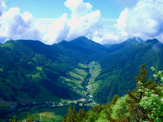 Montée vers la crête de la Badaz
