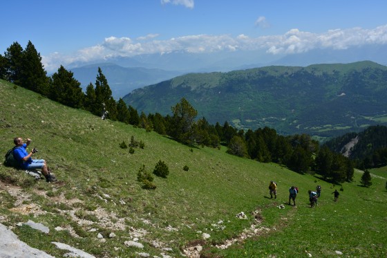 Montée vers la plaine de Chamousset
