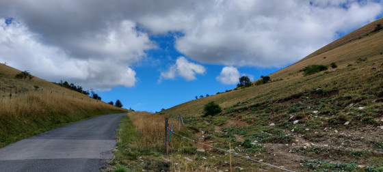 Montée vers le col