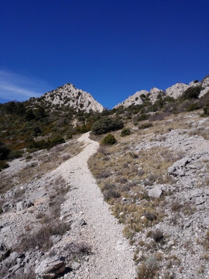 Montée vers le Pas du Loup