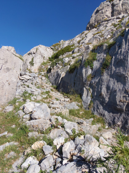 Montés vers la Barre des passes du Cloutet