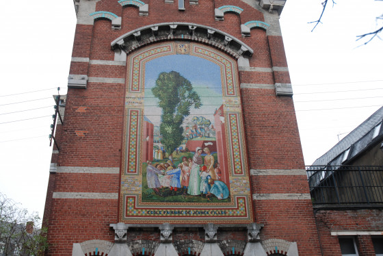 Mosaïque de l'école ND de Grâce