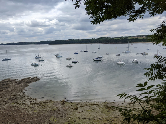 Mouillages à la Grève des Marais