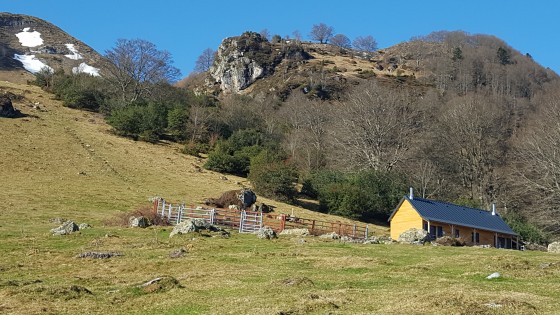 Nouvelle cabane-refuge d'Aoulhet (1165 m)
