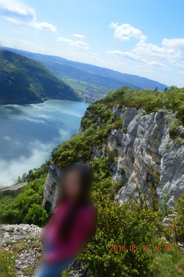 nuage + lac + rocher
