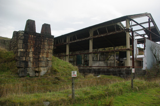 Old building in Merrivale Quarry
