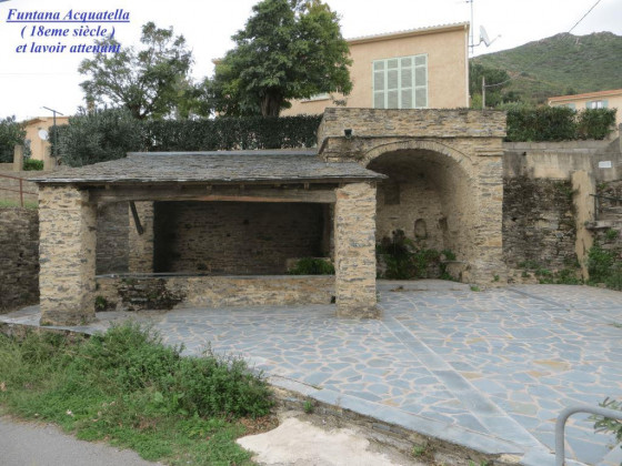Olmeta di Tuda - Fontaine et lavoir