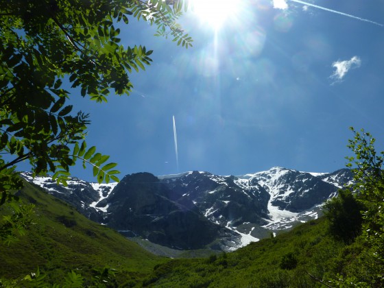 On approche du Cirque des Nants