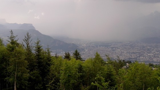 Orage sur Grenoble