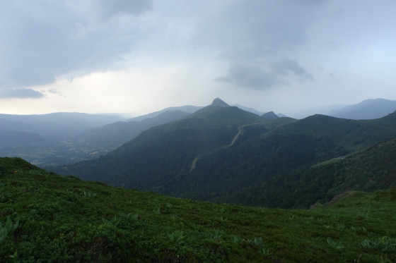 Orage sur la crête