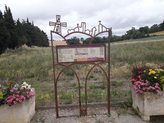 Panneau de départ du circuit
