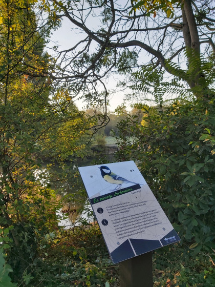 Panneau parcours nature